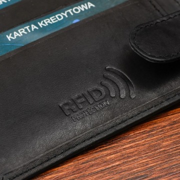 Мужской классический кожаный кошелек RFiD Beltimore