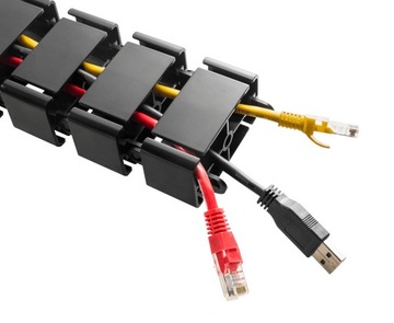 Модульный органайзер для кабелей Spine Cover 130 см, ручка Spacetronik