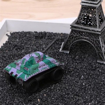 ИГРУШЕЧНЫЙ ТАНК, ЗАВОДНАЯ МЕТАЛЛИЧЕСКАЯ МОДЕЛЬ С КЛЮЧОМ