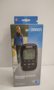 ЦИФРОВОЙ ШАГОМЕТР OMRON WALKING STYLE IV, ЧЕРНЫЙ