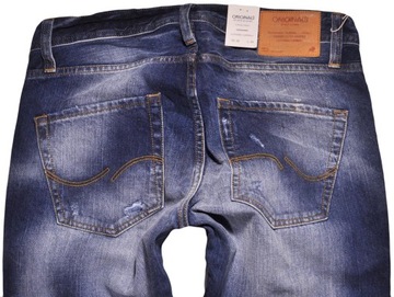 JACK AND JONES spodnie TAPERED jeans TIM _ W30 L34