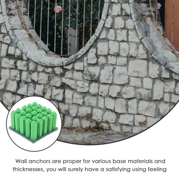 100шт анкеры для гипсокартона саморезы