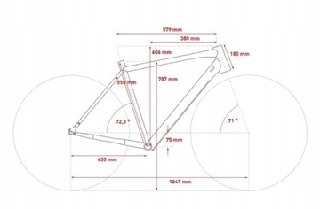 Гравийный велосипед Ghost Road Rage EQ, рама L - 55 см