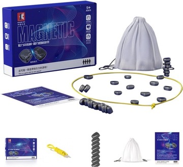 Magnetyczna gra w szachy - planszowa gra strategiczna MAGNETIC