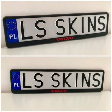 Рамка номерного знака VOLVO / 2 шт.