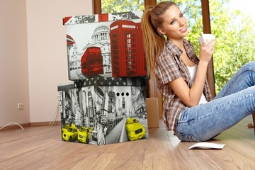 Коробки картонные коробки 4шт Paris XL