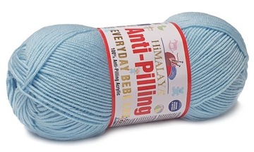 HIMALAYA włóczka EVERYDAY BEBE LUX błękitny 70422