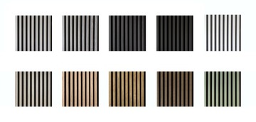 Lamele mdf na filcu - ściana, sufit 23 x 260 cm