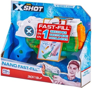 PISTOLET NA WODĘ WYRZUTNIA NA WODĘ ZURU X-SHOT ZASIĘG STRUMIENIA WODY 9 M !