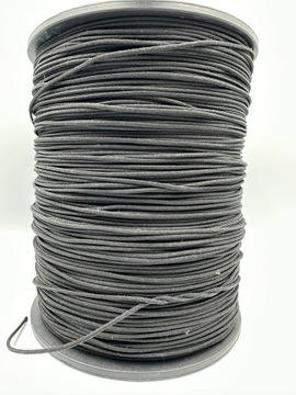 Sznurek poliestrowy 2,4 mm czarny GOSHA na metry