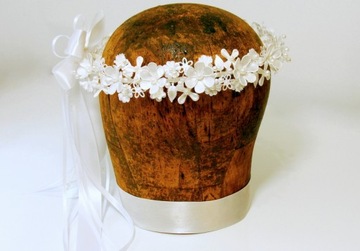 белый традиционный венок для причастия, венки для причастия