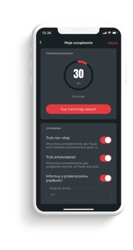Радар-детектор Yanosik GTR + ГОДОВАЯ подписка на 12 месяцев