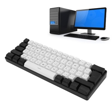 МАЛЕНЬКАЯ ИГРОВАЯ КЛАВИАТУРА С RGB-СВЕТОДИОДНОЙ ПОДСВЕТКОЙ ДЛЯ ГЕЙМЕРОВ