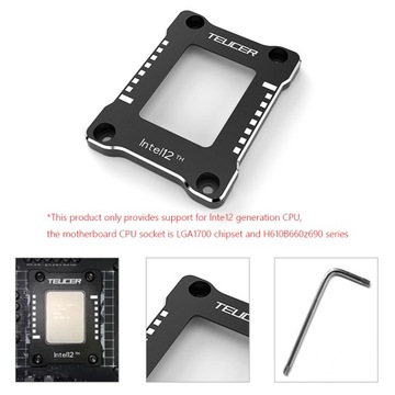TEUCER LGA1700-BCF 12 generacji CPU gięcie korekto