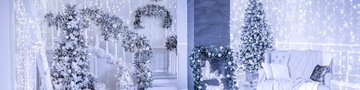 СВЕТОВАЯ ЗАВЕСА РОЖДЕСТВЕНСКИЕ ЕЛОЧНЫЕ ОГНИ 3X2M ПЛОТНЫЕ СВЕТЫ 240LED