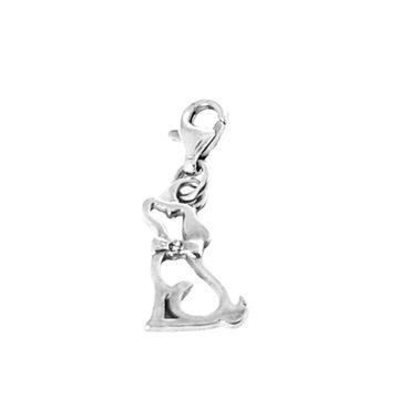 Charms piesek srebro 925 Swarovski zawieszka