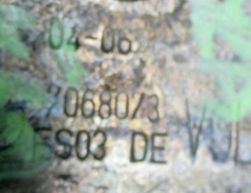 BMW 5 E60 E61 PANTY DVEŘE LEVÉ PŘEDNÍ 7068077 7068073
