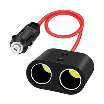 ROZDZIELACZ GNIAZDA ZAPALNICZKI 12-24V Kabel 1,5 m