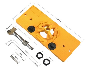 ШАБЛОН ДЛЯ СВЕРЛЕНИЯ ОТВЕРСТИЙ ПОД ПЕТЛИ 15-35