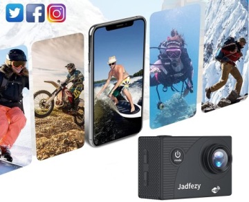 JADFEZY ACTION CAM WiFi Ultra HD 1080P СПОРТИВНАЯ КАМЕРА