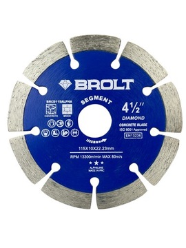 TARCZA DIAMENTOWA CIĘCIE BETON 115 - 22,23 MM HIT