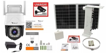 Kamera Z17 Pro ORLLO 4K 8MP SIM LTE 5xZOOM+PANEL SOLARNY+KARTA 128+zasilacz