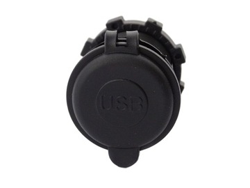 MOTOCYKLOWE GNIAZDO 2X USB PODŚWIETLANE 12V 24V