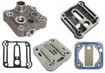 GŁOWICZKA SPRĘŻARKI MAN TGA PŁYTKA Z ZAWORKAMI