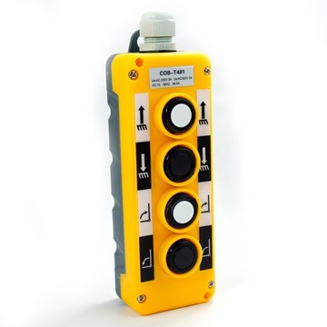 Кнопка переключения дистанционного управления подъемным краном, лебедкой