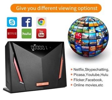 DVB-T2/S2X/C ТЮНЕР 4K WIFI ДЕКОДЕР YOUTUBE CA Astra