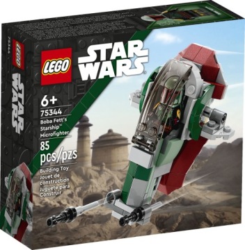 LEGO Star Wars 75396 Лодка для пустыни и яма Сарлакк 75344 Микроистребитель Бобы
