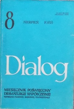 DIALOG nr 8 (383) sierpień 1988