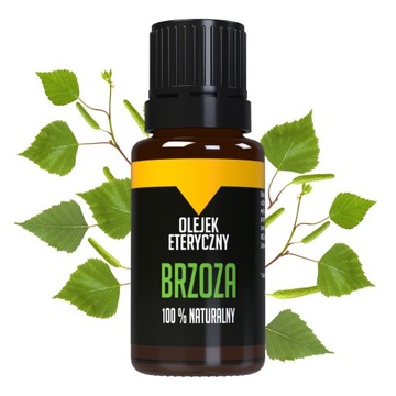 Olejek Eteryczny Brzozowy Brzoza Naturalny Zapach Aromat Świeży 10 ml