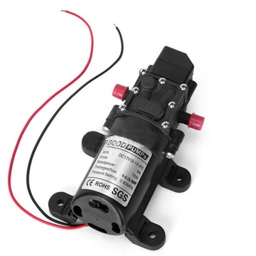 Мембранный водяной насос, самовсасывающий насос 12 В, 70 Вт, 130 фунтов на квадратный дюйм.