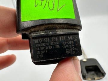 KLÍČ KLÍČEK OVLÁDAČ VW SEAT SKODA OCTAVIA CADDY PASSAT LEON 1J0959753AG