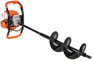 БЕНЗИНОВЫЙ ШНЕК ДЛЯ ПОЧВЫ ДРЕЛЬ RITCH 3 БУРА + МАСЛО