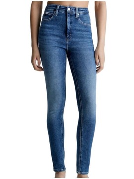 CALVIN KLEIN JEANS - SPODNIE JEANSOWE DAMSKIE 27/32