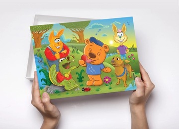 Puzzle Expertia - Miś Expertuś, Monte i inni!