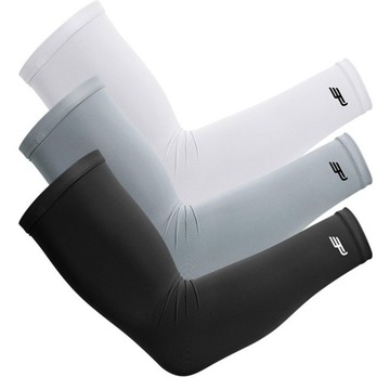 Rękaw na ramię chłodzące Ochrona przed ściskaniem Tkanina lodowa Antypoślizgowa XXL biały