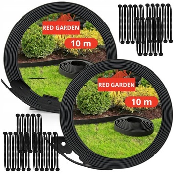 Obrzeże Trawnikowe Obrzeża Ogrodowe 20 metrów + 60 Kotw Plastikowe Border