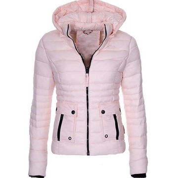 Women Winter Coat Warm Hooded Casual Short Padded