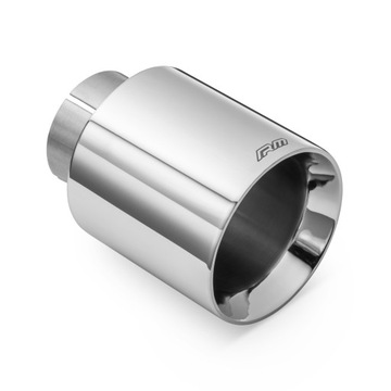 Końcówka prosta RM Motors stal nierdz.polerowana KPCP/DS 101mm63,5mm+Obejma