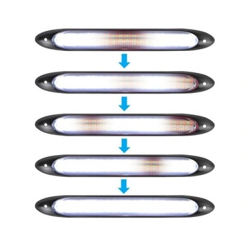 Дневные ходовые огни DRL LED FLEX в направлении потока + WOW