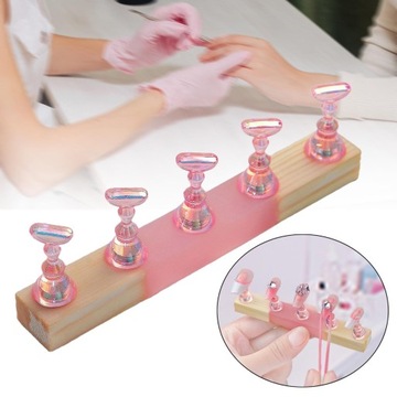 Stojak na paznokcie do prasy do malowania na