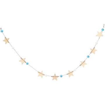 GWIAZDKA FILCOWA GIRLANDA ORNAMENT BANNER DREWNIANY