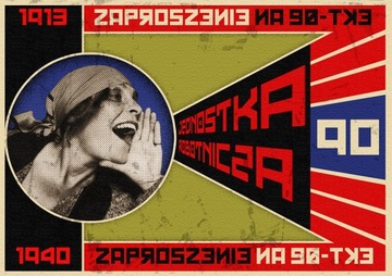 ZAPROSZENIE NA URODZINY 90 URODZINY Propaganda