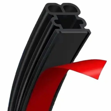 НОВАЯ УЛУЧШЕННАЯ САМОКЛЕЯЩАЯСЯ ПРОКЛАДКА ДЛЯ АВТОМОБИЛЬНЫХ ДВЕРЕЙ 5м, 14Х15 мм