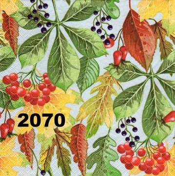 Serwetki do decoup.-1szt- LIŚCIE - JESIEŃ- nr 2070