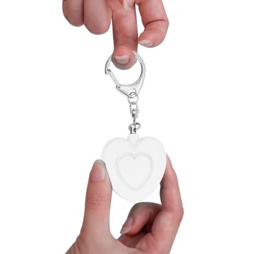 125дБ сигнализация самообороны светодиодная лампа противоударная аварийная сигнализация в форме сердца