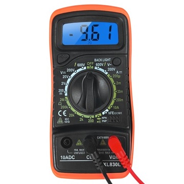 ПРОФЕССИОНАЛЬНЫЙ ЦИФРОВОЙ МУЛЬТИМЕТР ИЗМЕРИТЕЛЬ ТОКОВОГО НАПРЯЖЕНИЯ С ЖК- ПОДСВЕТКОЙ